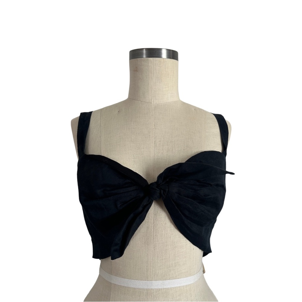 NWT Anthropologie Bow Crop Top - size M